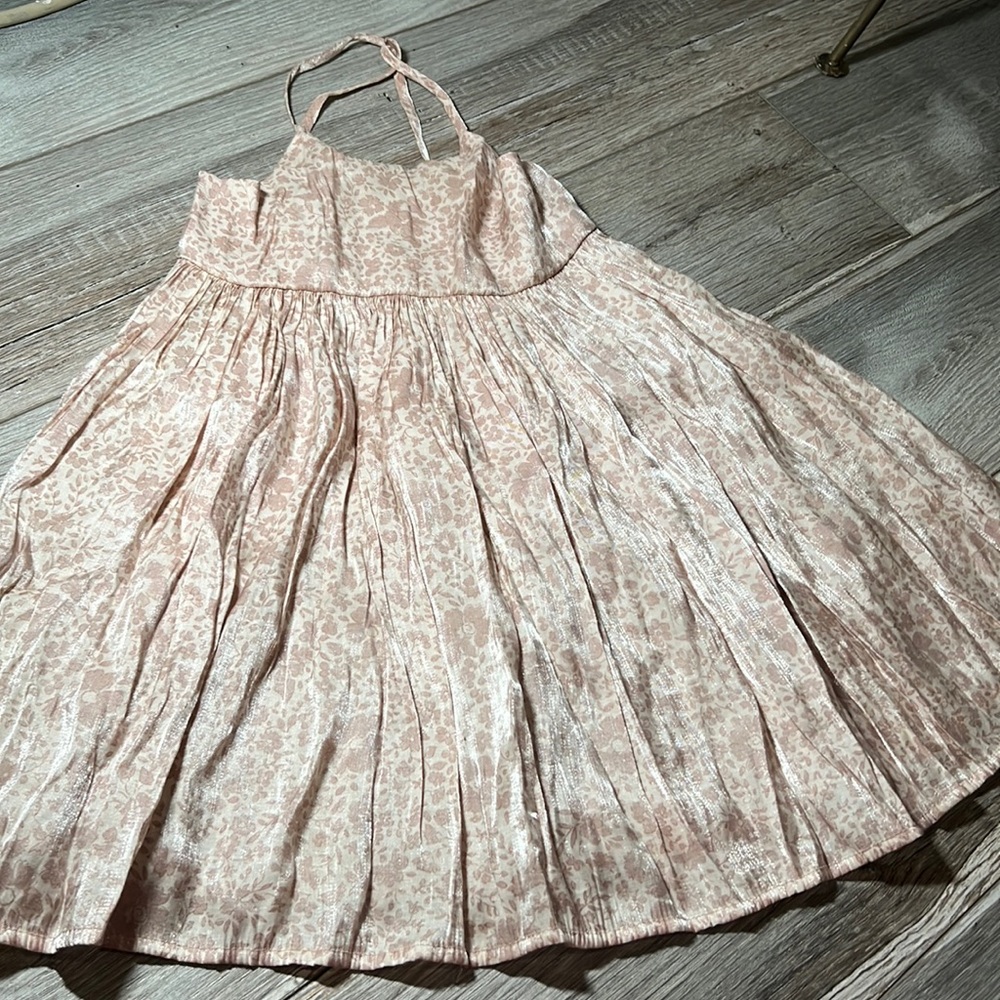 Champagne-colored dress